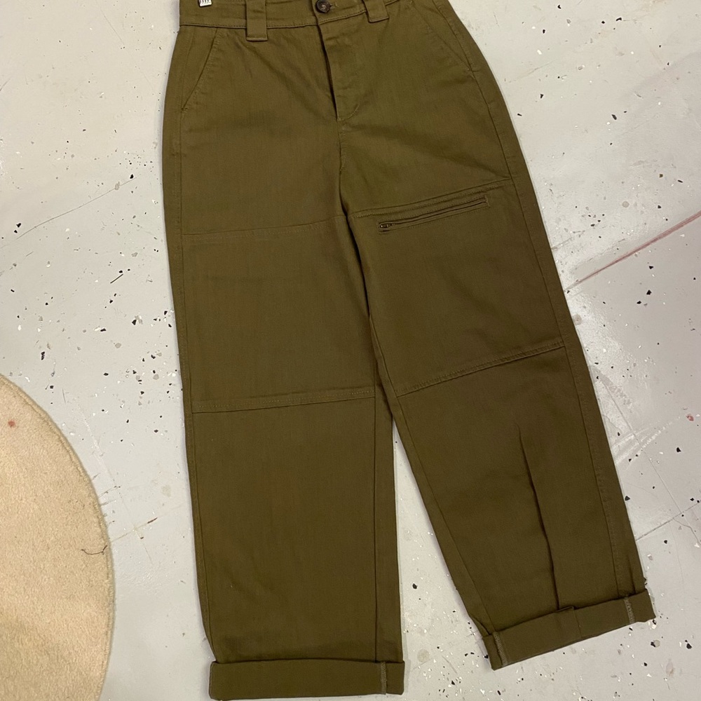 💢SOLD💢 Zara olive cargo utility pants